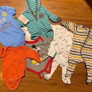 0-3 month boys baby bundle.